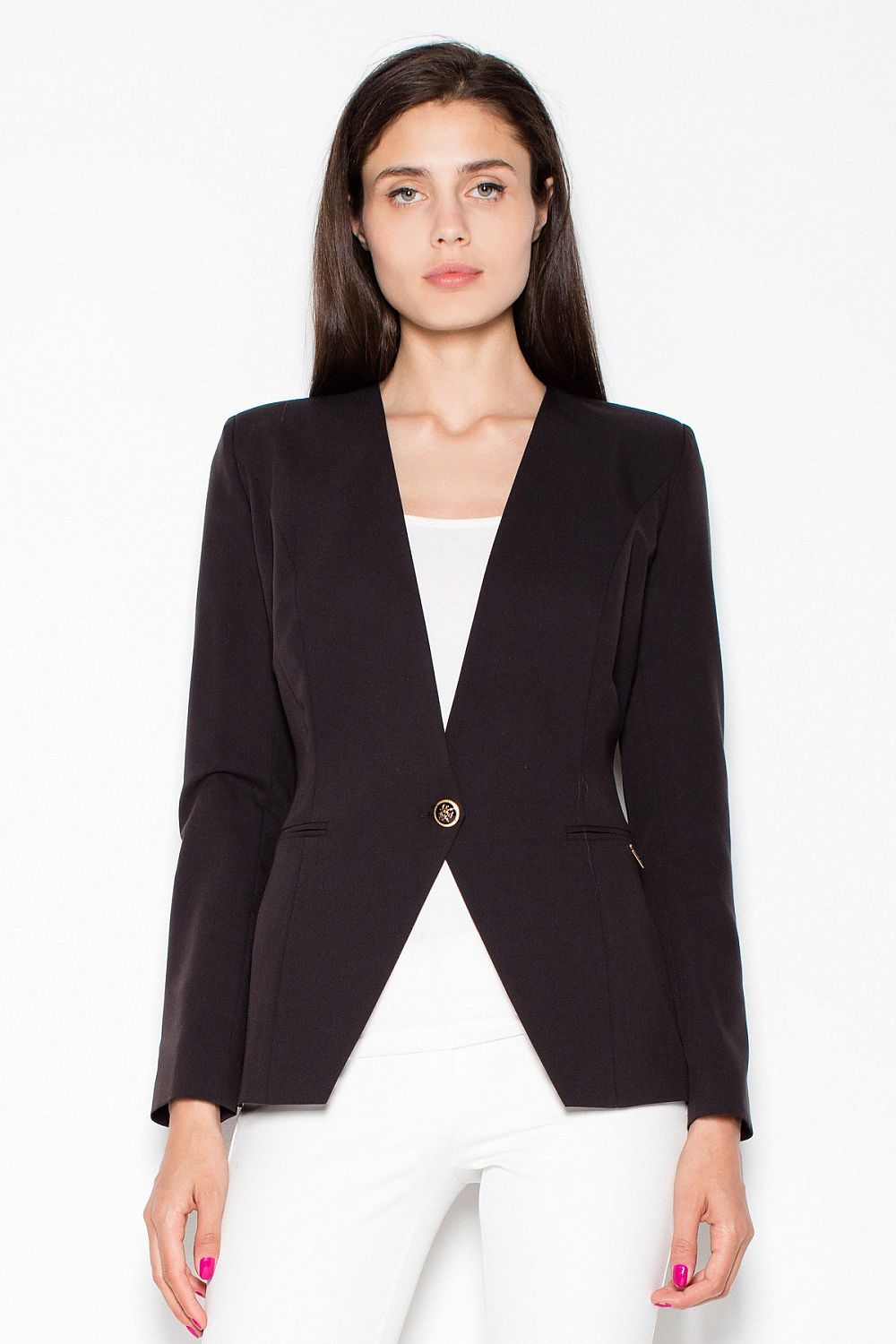 Blazer femme Lys Curve noir | Zachoo