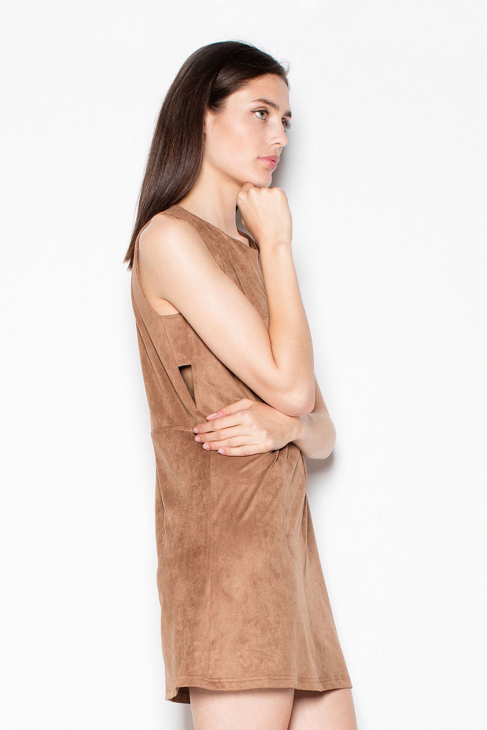 Robe de jour Velanya Breeze brun | Zachoo