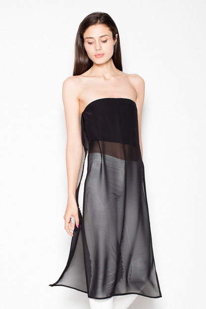 Caraco femme Silia Mousseline noir | Zachoo