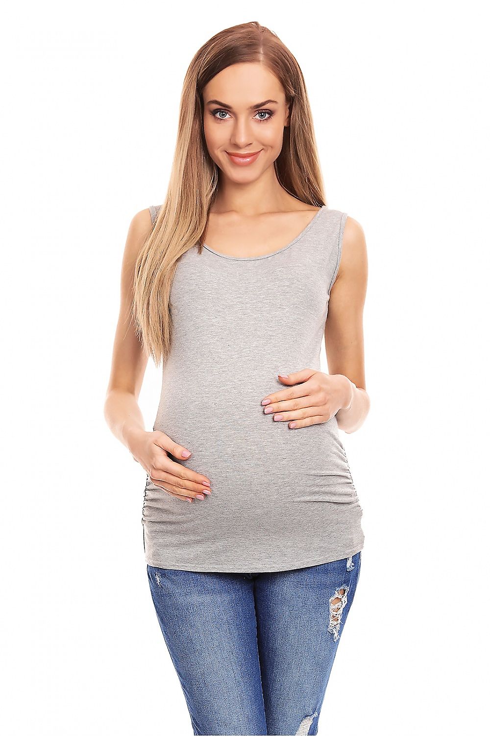 Top Maternité Harmonie gris | Zachoo