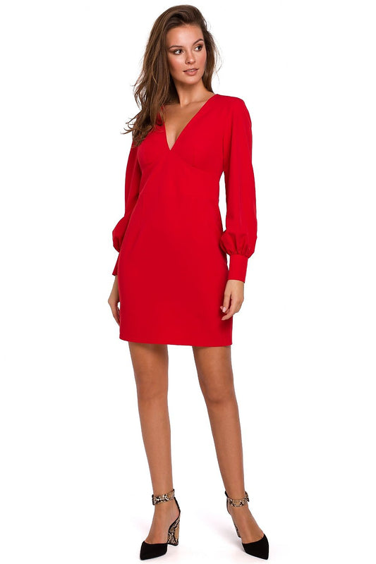 Robe de cocktail Sillage de Lune rouge | Zachoo