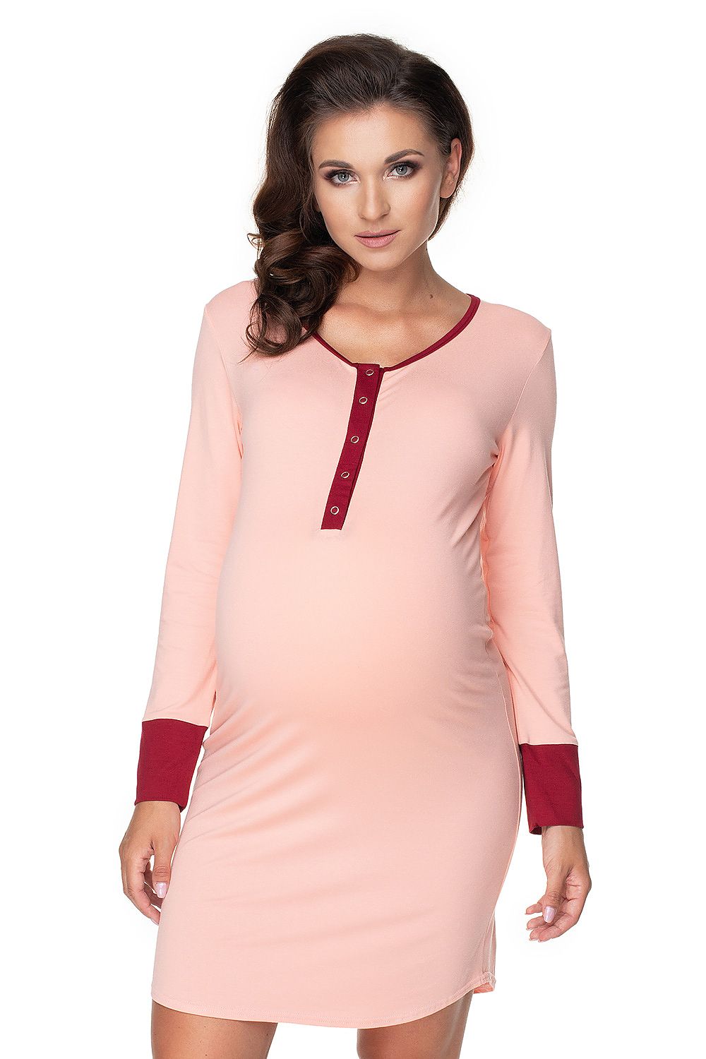 Chemise de nuit Velmora rosé 2 | Zachoo