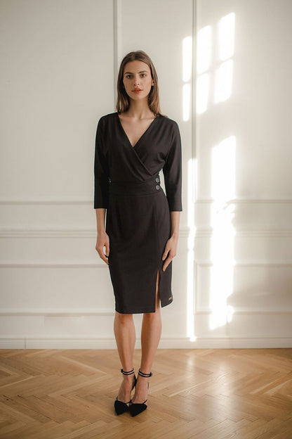 Robe de jour Esquisse Diurne noir | Zachoo