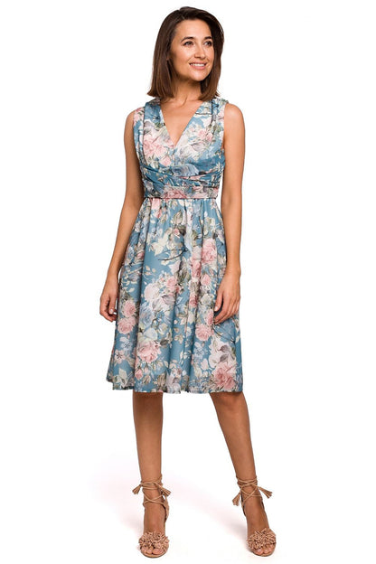 Robe de jour Clairière Tressée bleu | Zachoo