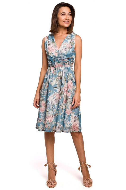 Robe de jour Clairière Tressée bleu | Zachoo