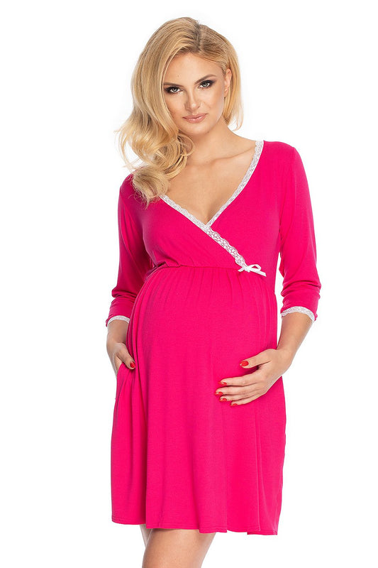 Chemise de nuit Guipressa rosé | Zachoo