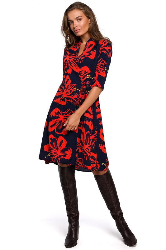 Robe de jour Cravache Chromatique rouge | Zachoo