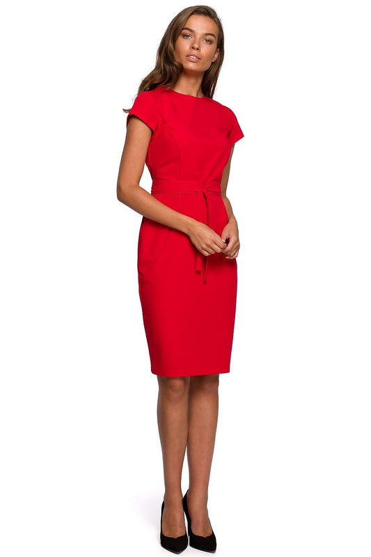 Robe de jour Point de Fuite rouge | Zachoo