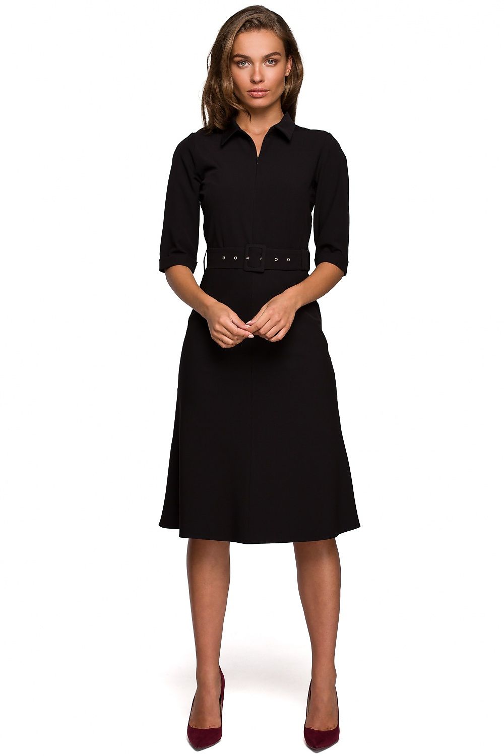 Robe de jour Trait d’Élan noir | Zachoo