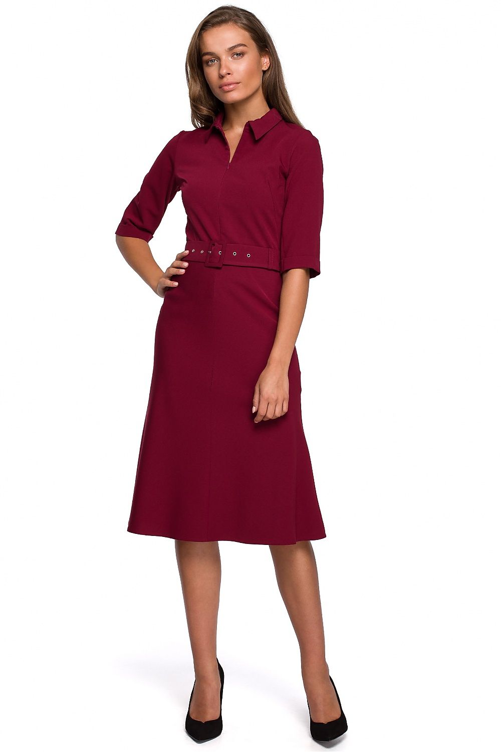 Robe de jour Trait d’Élan rouge | Zachoo