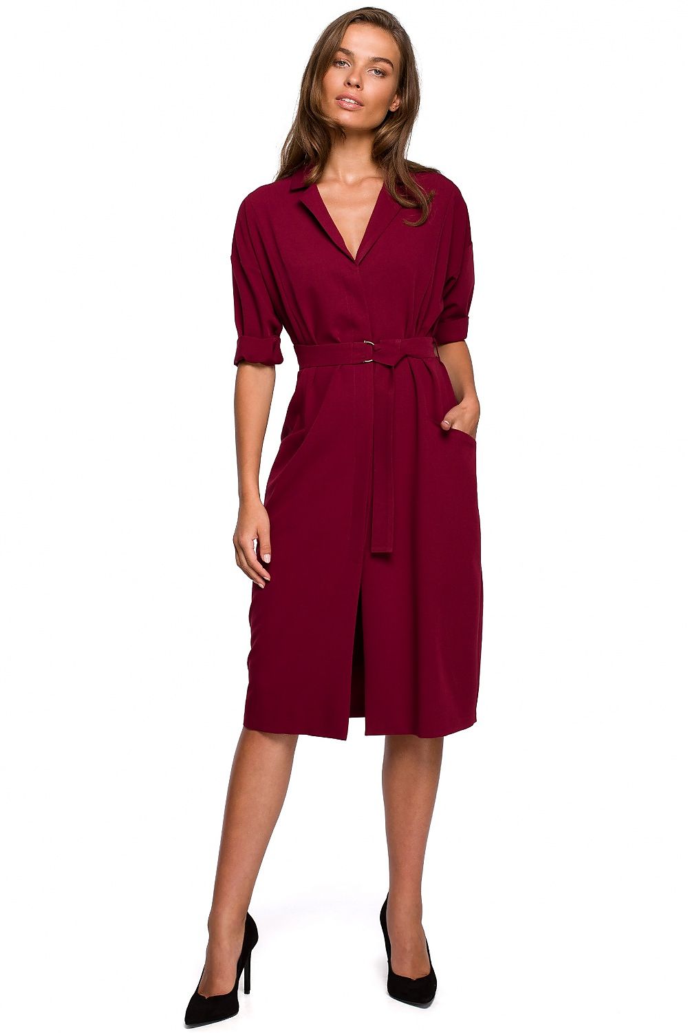 Robe de jour Caprice Linéaire rouge | Zachoo