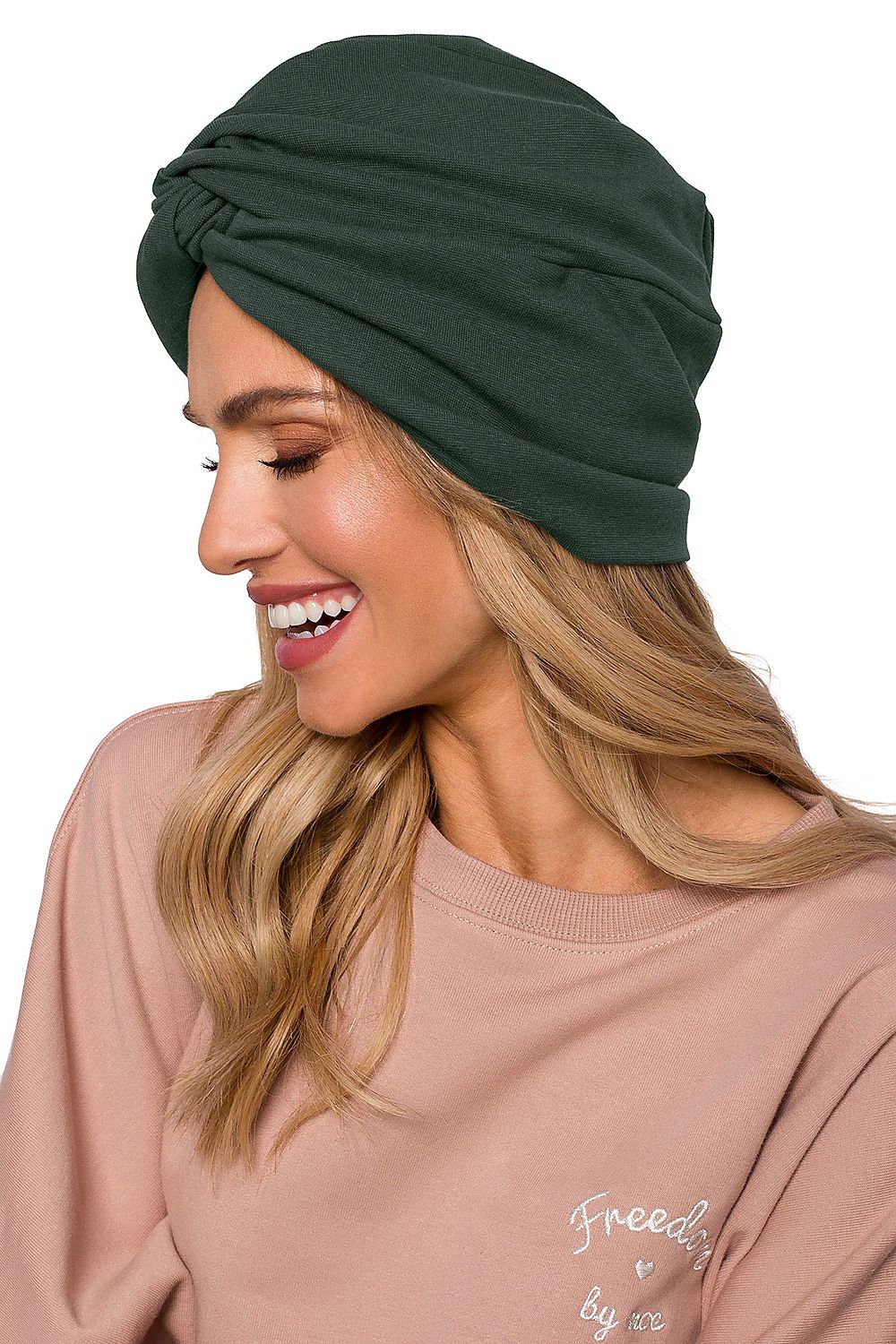 Bonnet turban en coton extensible - Épure | Zachoo