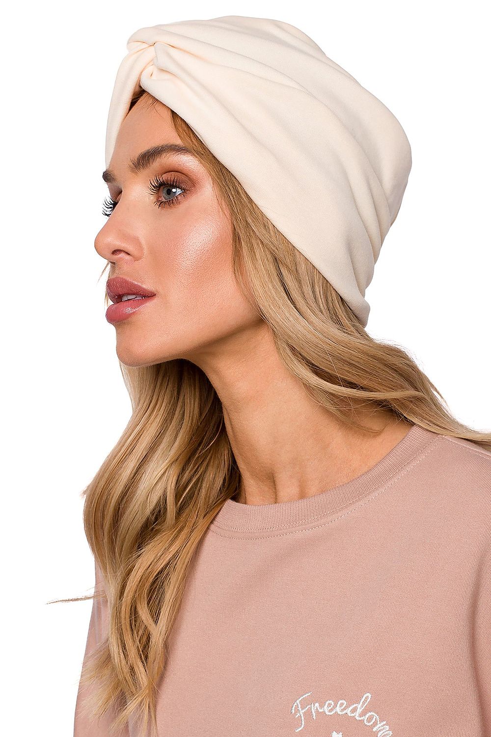 Bonnet turban en coton extensible - Épure | Zachoo