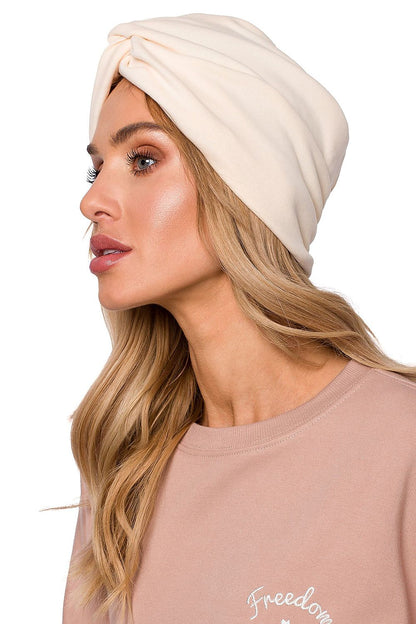 Bonnet turban en coton extensible - Épure | Zachoo