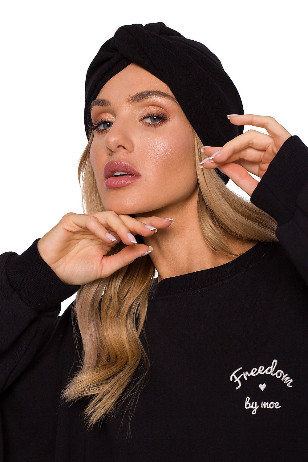 Bonnet turban en coton extensible - Épure | Zachoo