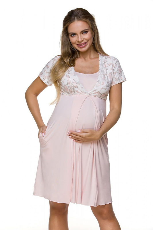 Chemise de nuit Roséa rosé | Zachoo