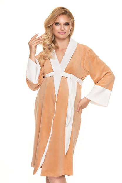 Peignoir Velunaya beige | Zachoo