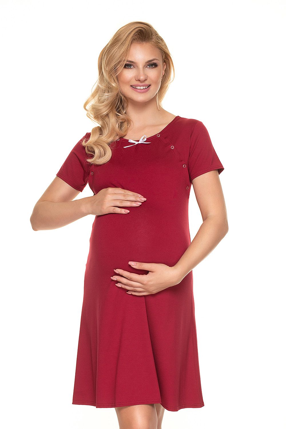 Chemise de nuit Sereluna rouge | Zachoo