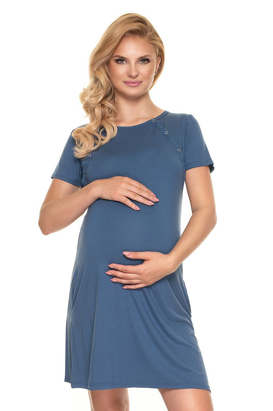 Chemise de nuit Elarisa bleu | Zachoo
