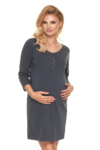 Chemise de nuit Mellindra gris | Zachoo