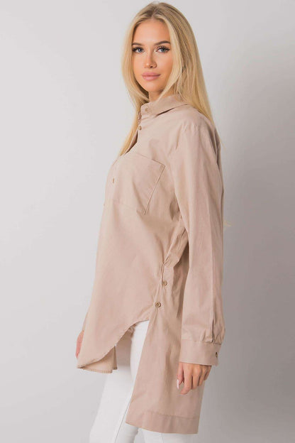 Chemise longue femme coton fluide – Melora | Zachoo