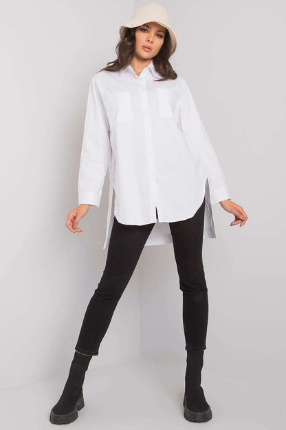 Chemise longue femme coton fluide – Melora | Zachoo