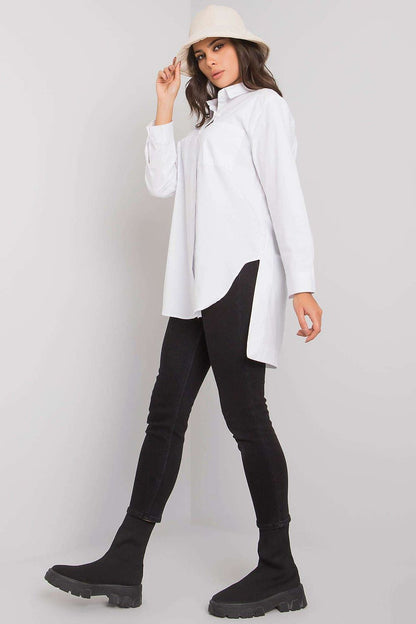 Chemise longue femme coton fluide – Melora | Zachoo