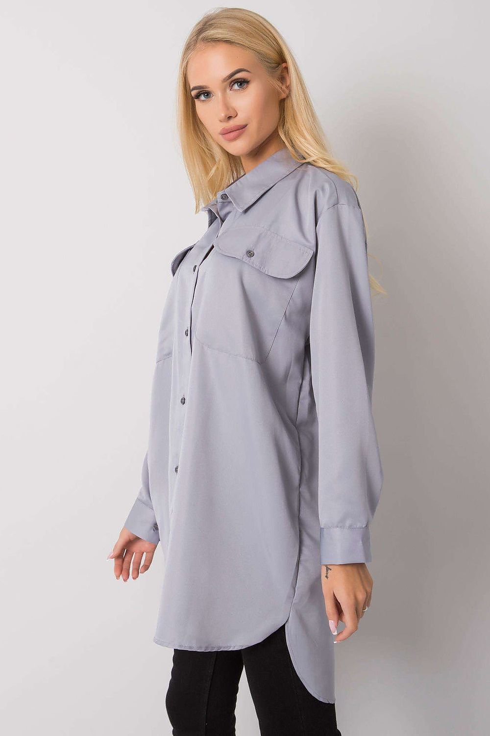 Chemise longue Melvara poches | Zachoo