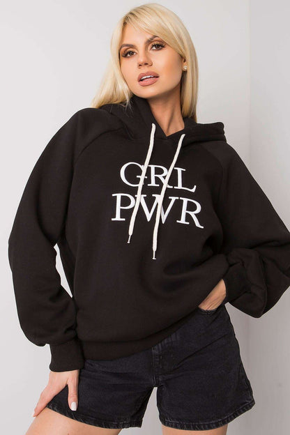 Sweatshirt Mobinova noir | Zachoo