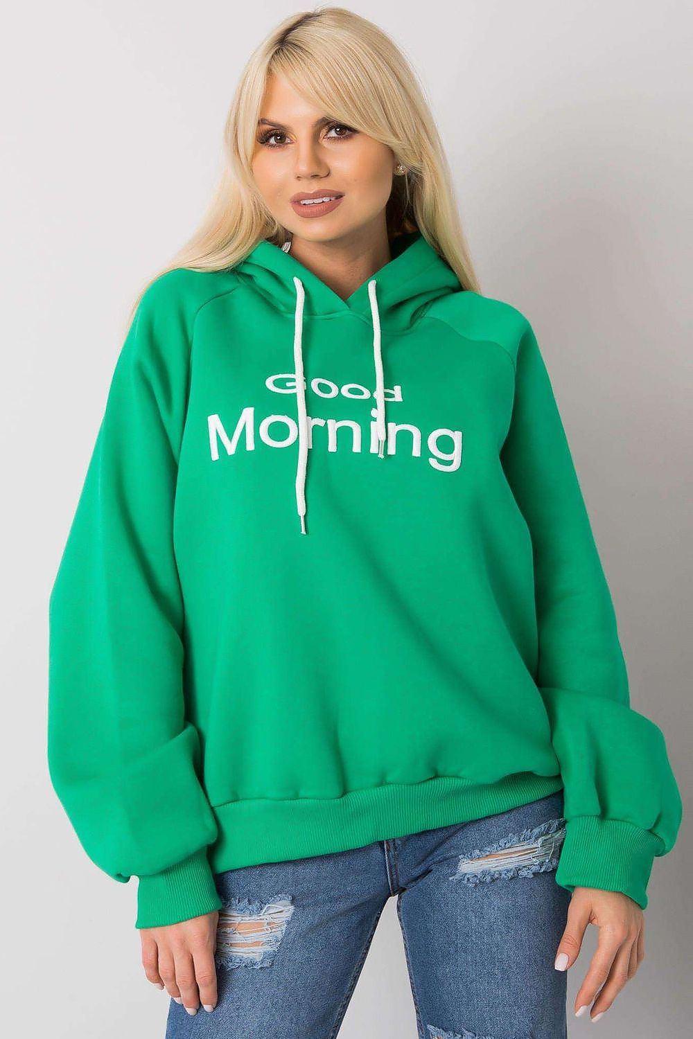 Sweatshirt Mobinova vert 2 | Zachoo