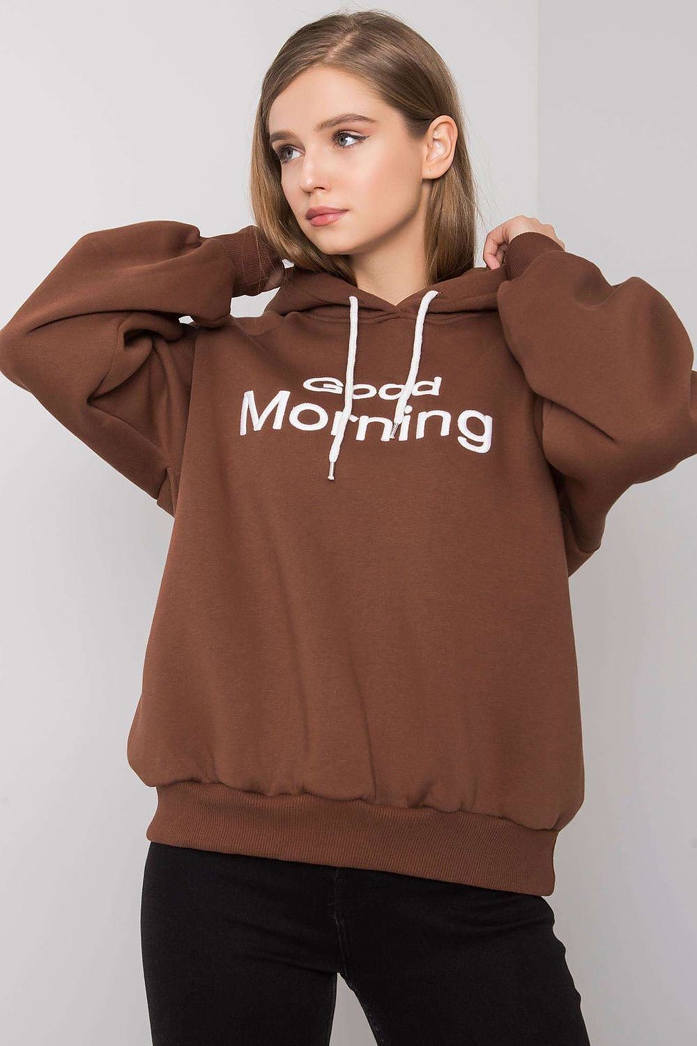 Sweatshirt Mobinova brun | Zachoo