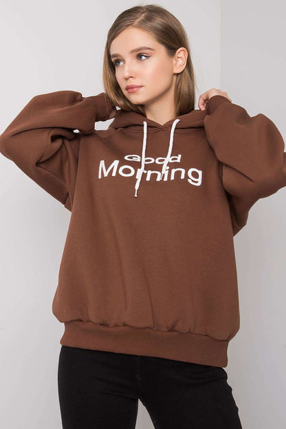 Sweatshirt Mobinova brun | Zachoo