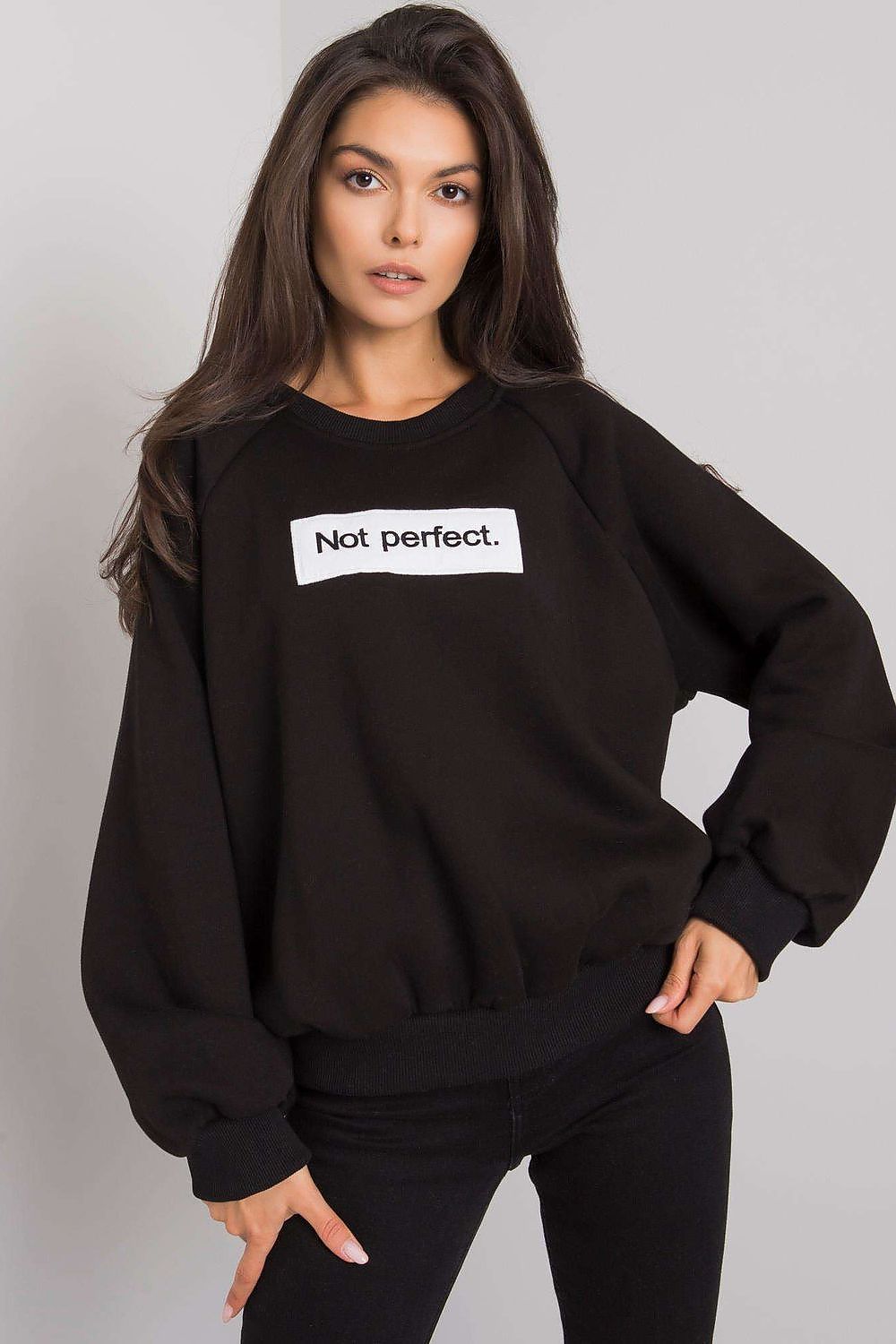 Sweatshirt femme en coton mélangé capuche – Virelyn noir universelle | Zachoo