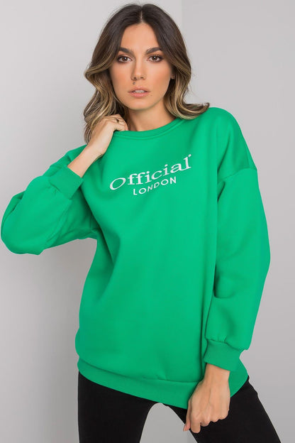 Sweatshirt femme Laruen doux vert | Zachoo