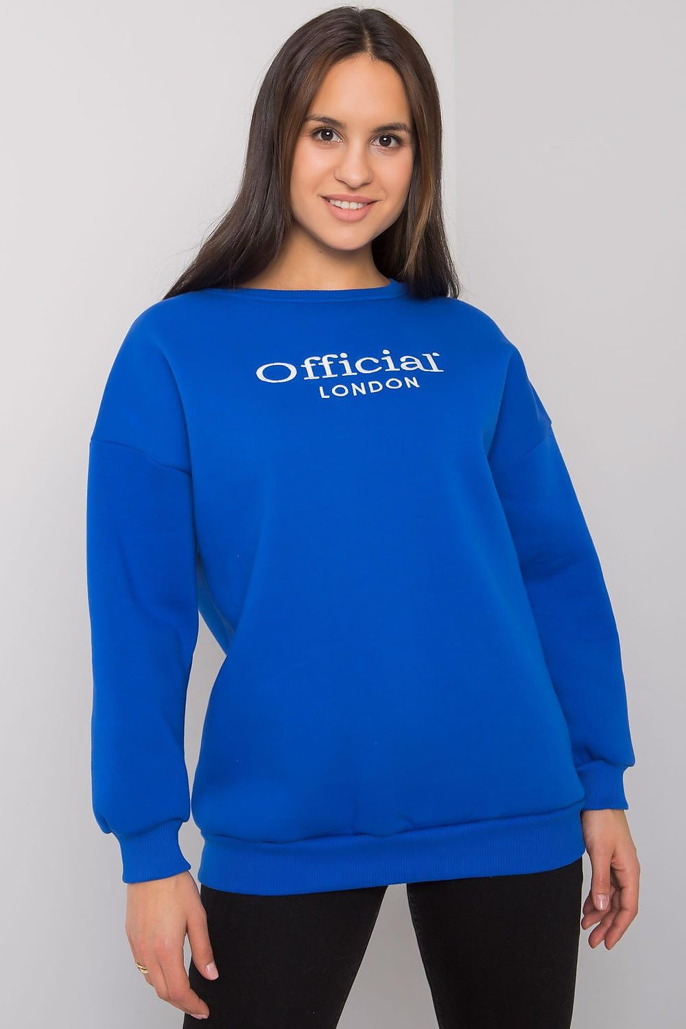 Sweatshirt femme Laruen doux bleu 2 | Zachoo