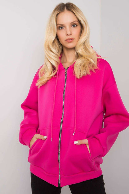 Sweatshirt femme en coton – Caparina rosé | Zachoo