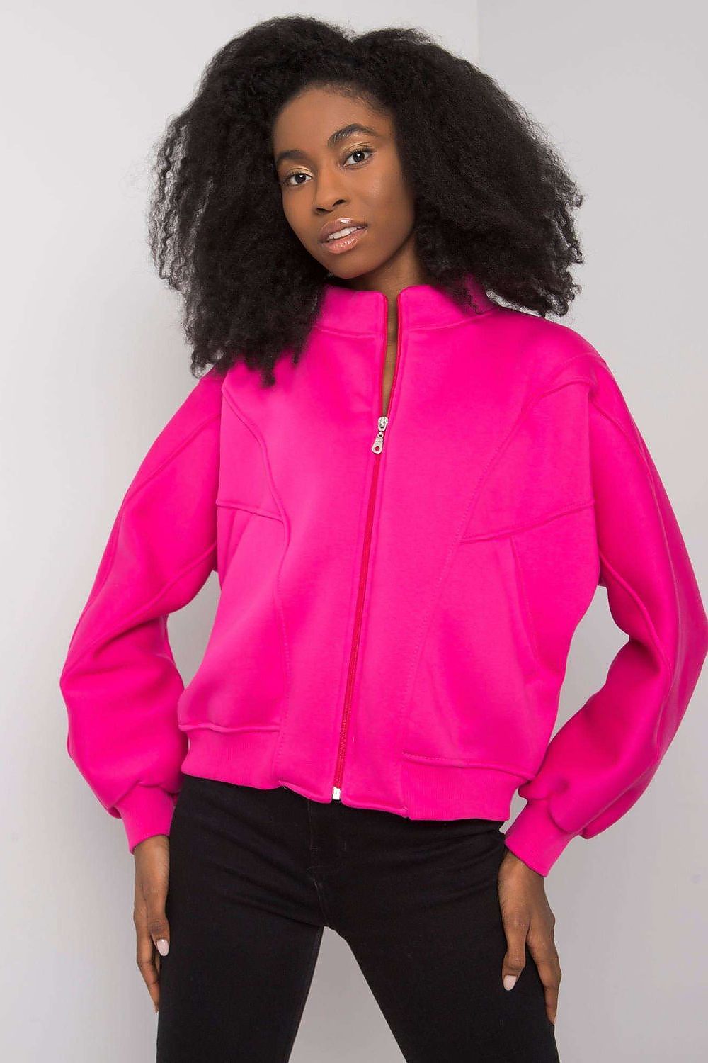 Sweatshirt Zippair rosé | Zachoo