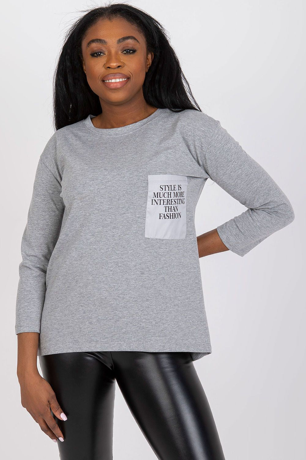 Chemisier Pockelya gris | Zachoo