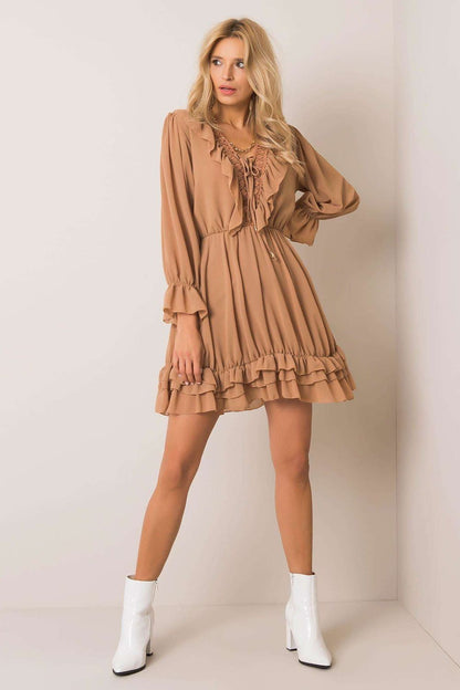 Robe de jour Frisson Brodé brun universelle | Zachoo