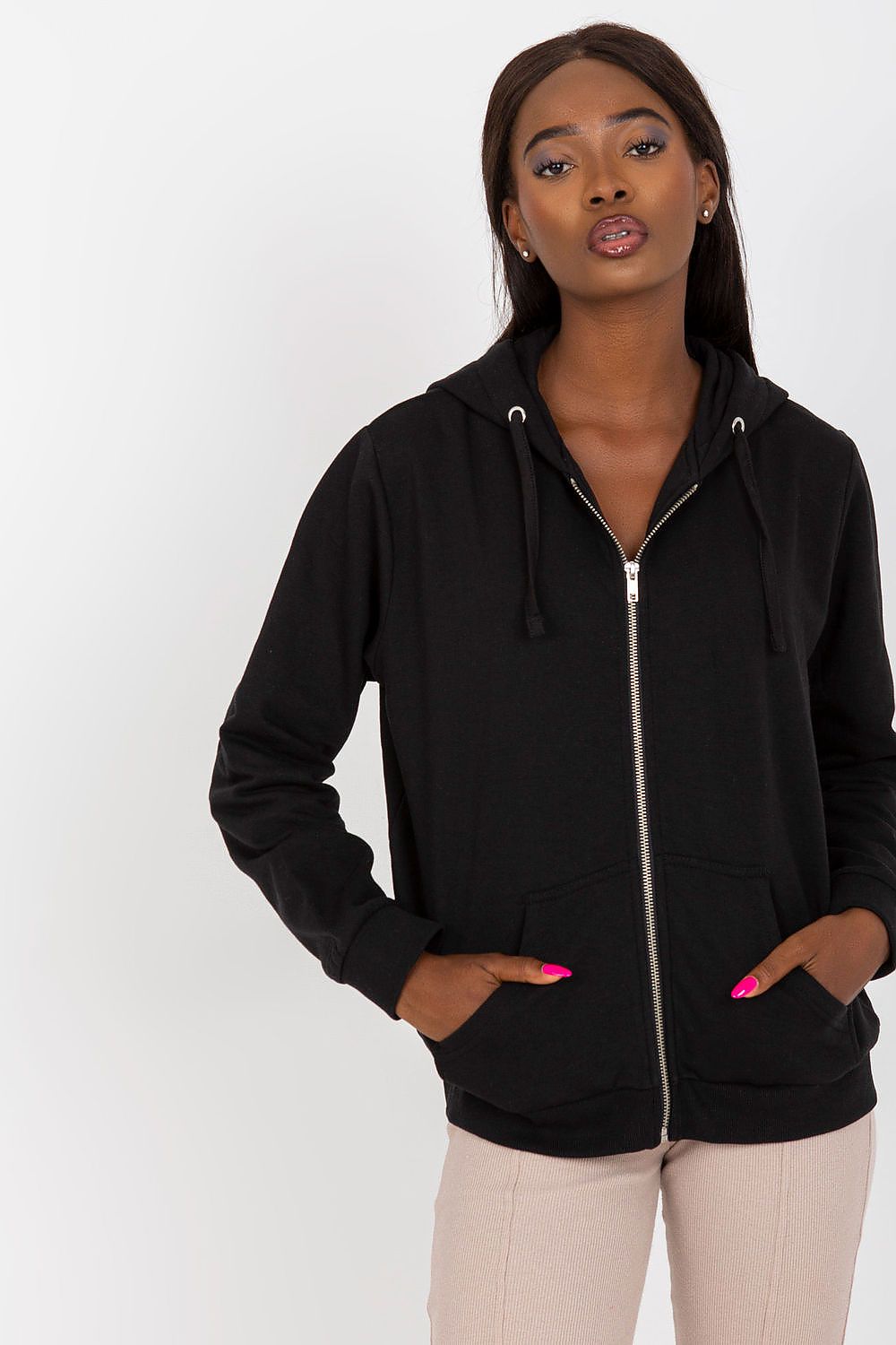 Sweatshirt Confort Urbain noir | Zachoo