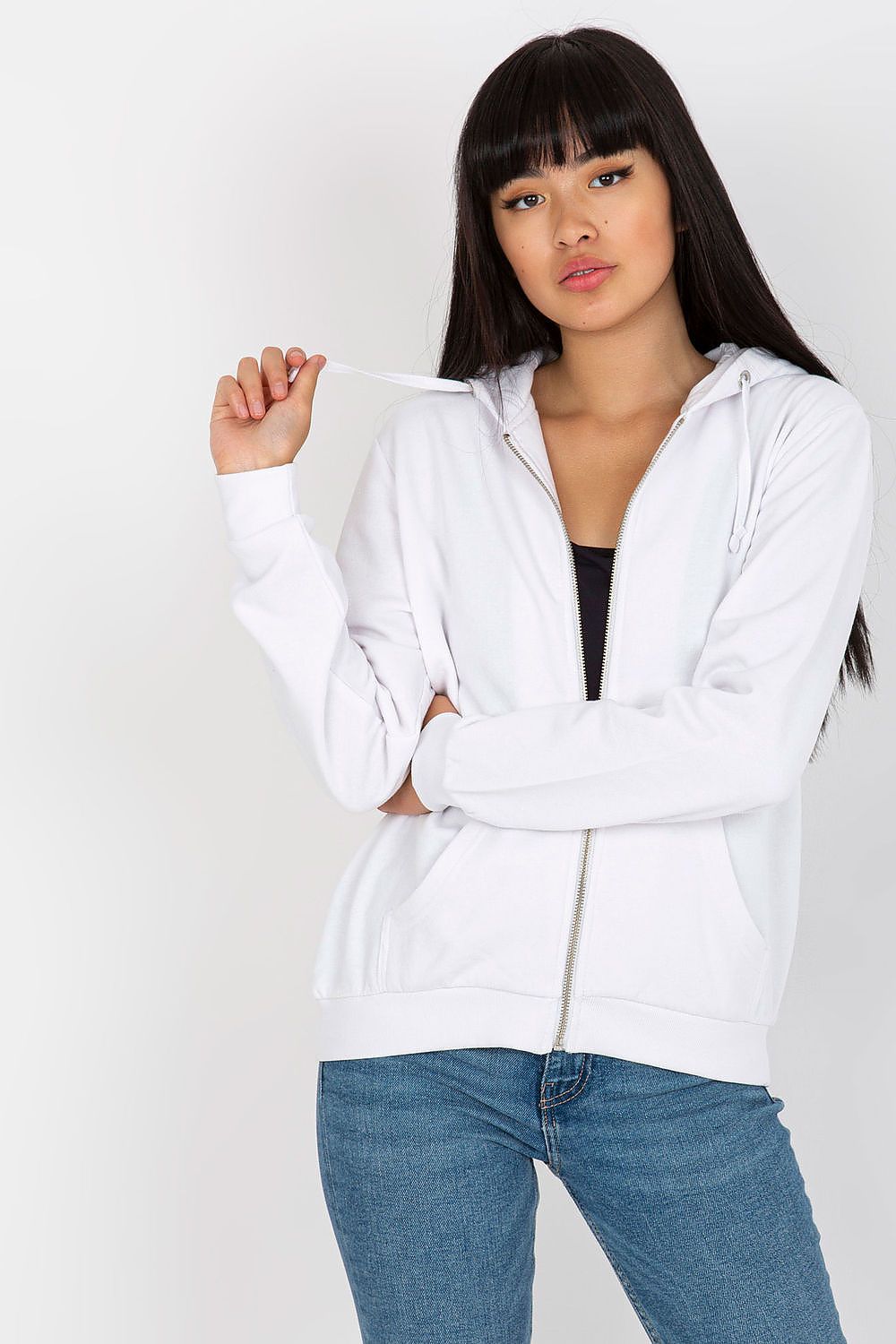Sweatshirt Confort Urbain blanc | Zachoo