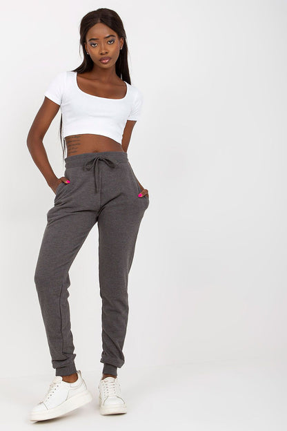 Pantalon de survêtement en coton - FlexFit gris | Zachoo