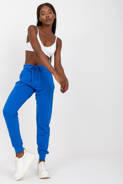 Pantalon de survêtement en coton - FlexFit bleu | Zachoo