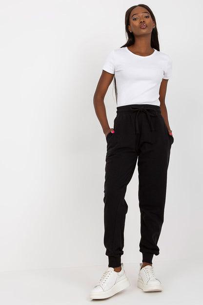 Pantalon de survêtement en coton - FlexFit noir | Zachoo