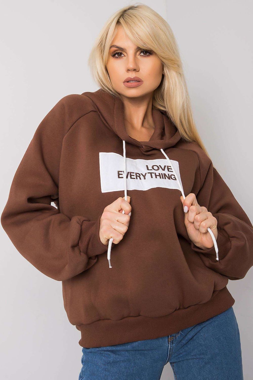 Sweatshirt Douceur Urbaine brun | Zachoo