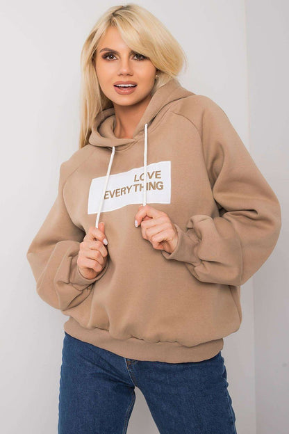 Sweatshirt Douceur Urbaine beige | Zachoo