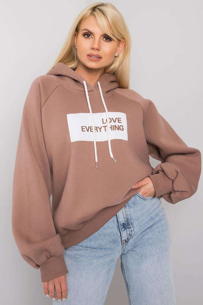 Sweatshirt Douceur Urbaine brun 2 | Zachoo