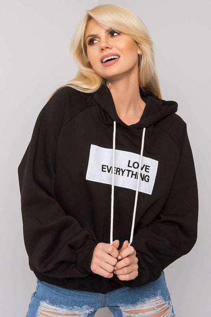Sweatshirt Douceur Urbaine noir | Zachoo