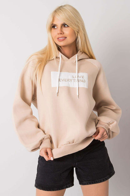 Sweatshirt Douceur Urbaine beige 2 | Zachoo