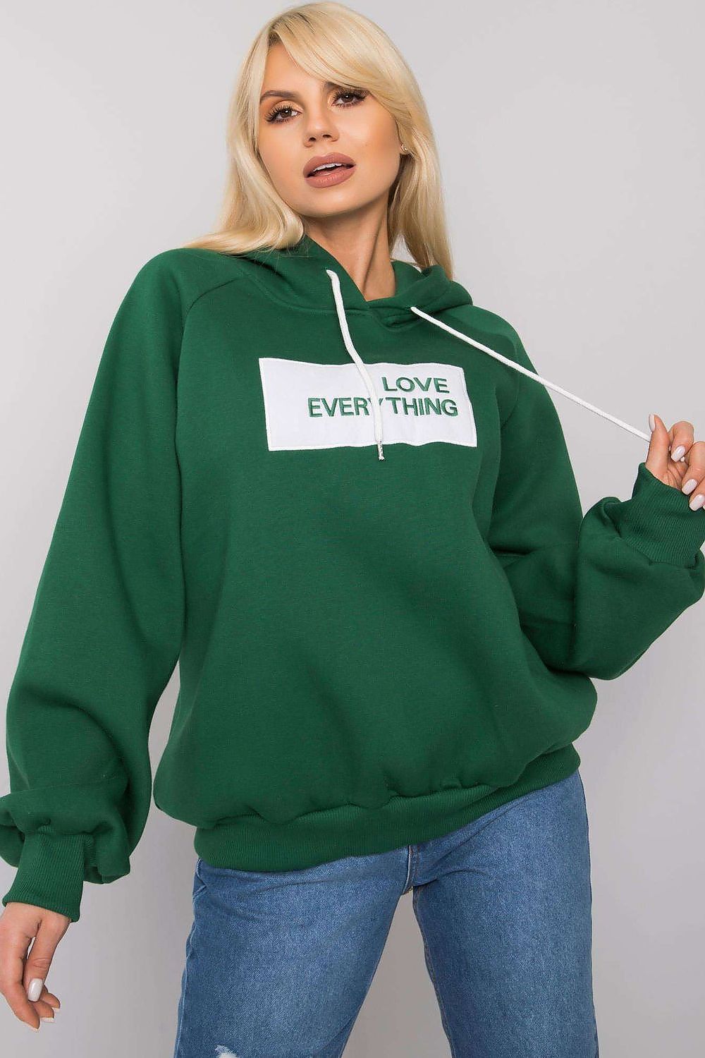 Sweatshirt Douceur Urbaine vert | Zachoo
